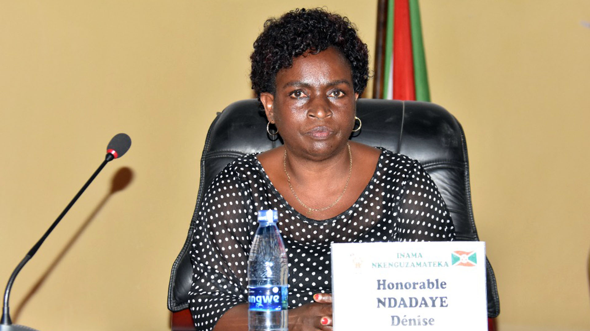 Honorable Dénise Ndadaye approuvée comme Premier Vice-président du Sénat