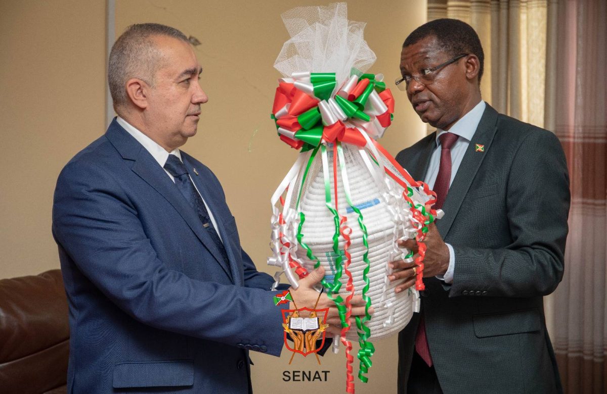 L’ambassadeur de la Turquie au Burundi reçu en audience par le Président du Sénat
