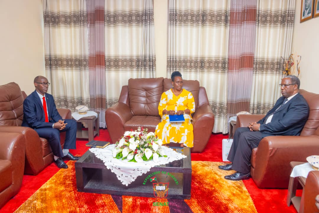 Le Premier Vice-Président du Sénat du Burundi reçoit en audience le Président de la Commission Vérité et Réconciliation