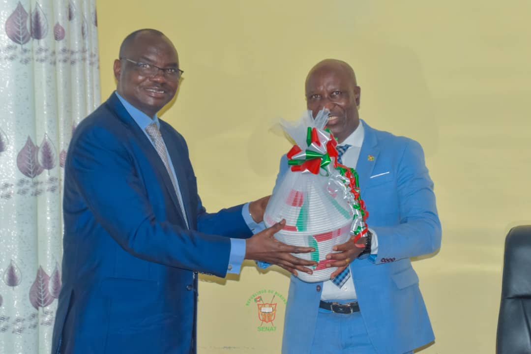 Le Représentant de la BAD au Burundi reçu en audience par le Président du Sénat